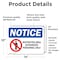 Signmission Restricted Area Authorized Personnel Sign, Vinyl Decal, 14in W x 10in L, 2PK OS-2PACK-NS-D-1014-L-18077 - alternate 6